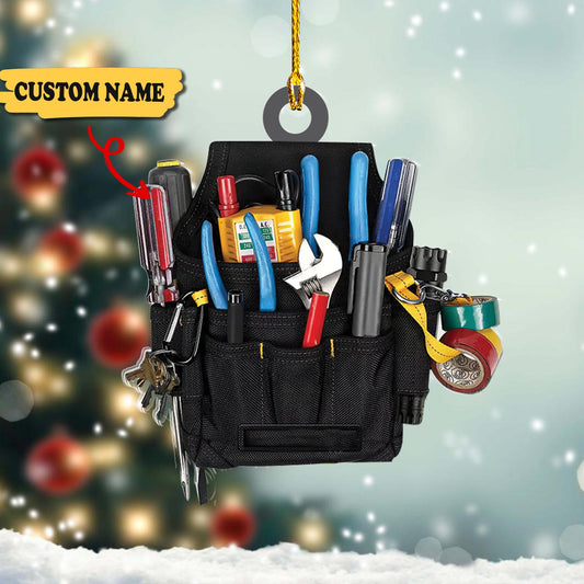 Electrician - CSO For Electrician - Custom Shaped Ornament, Christmas decor, Christmas gift