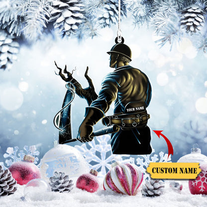 Electrician Electric - Custom Shaped Ornament, Christmas decor, Christmas gift, Ornament Christmas, Ornament For Gift