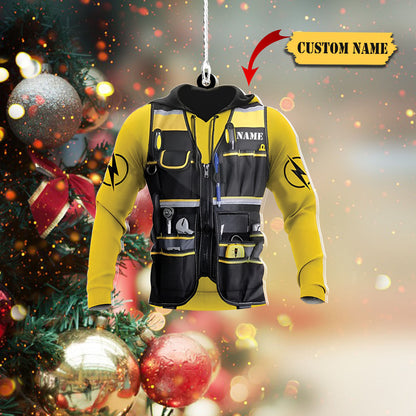 Leictreoir Pearsanta Leictreach - Ornáid Múnlaithe Saincheaptha, Ornáid Nollag Saincheaptha, Ornáid Nollag, Ornáid Mar Bhronntanas