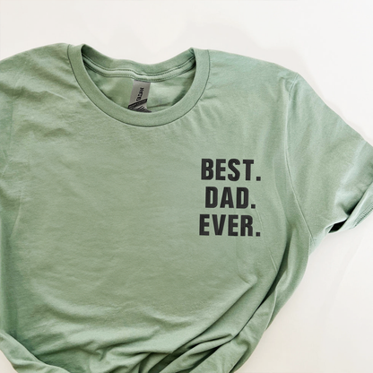 Embroidered Best Dad Ever Shirt