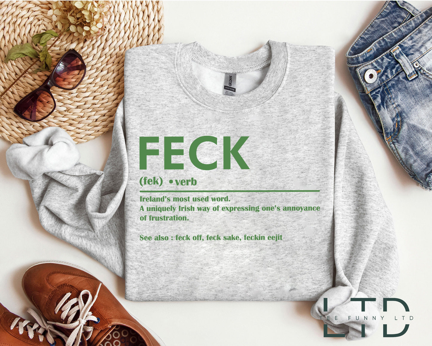 Léine Gaelach Feic, Léine Lá Fhéile Pádraig, T-Léinte Irish Sayings, Sweatshirt Shamrock, Tléine Phádraig Uiscedhath , Léine Gaelach Seamair Duille