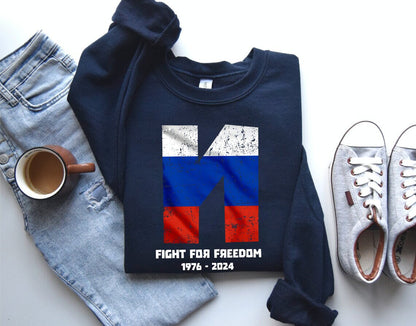 Geansaí Troid ar son Saoirse, Tí Grafaice, Éadaí Gníomhachtaíochta Polaitíochta, Léine Agóide Unisex, Ráiteas Trom Barr