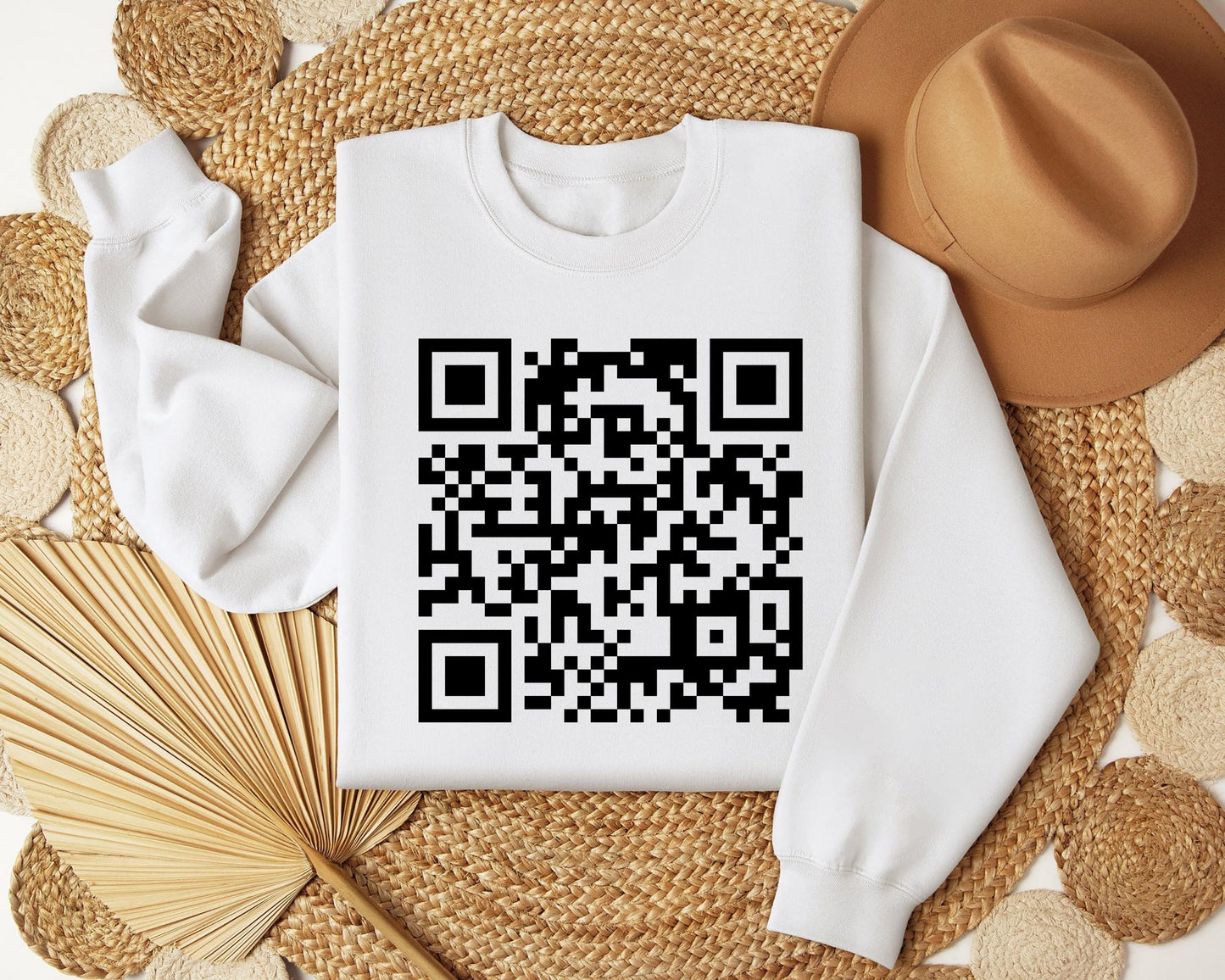 Fk You QR Code Geansaí, Léine Smaointe Cód QR, T-léine Bronntanas Greannmhar, Bronntanas Greannmhar dó, Bronntanas Greannmhar dó, Te Trendy