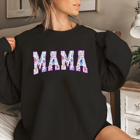 Floral Mama Shirt, Cute Mom Sweatshirt, Mothers Day Gift, New Mom Gift, Flower Mama Tshirt, Spring, Motherhood Shirt, Comfort Colors