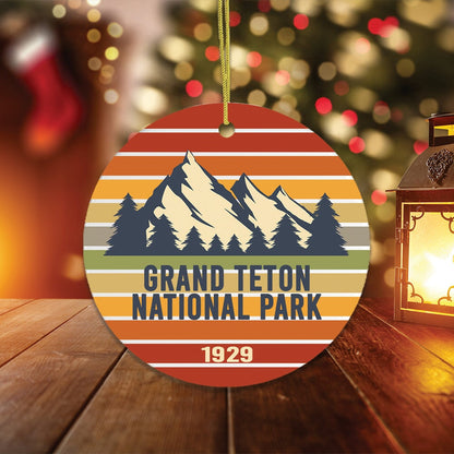 Vintage Grand Teton National Park Ornament