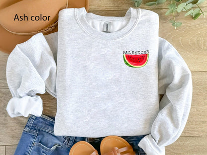 Geansaí Gaza Saor Phalaistín, Cochaillín na Palaistíne, léine Saoirse Watermelon, Thsirt Saor na Palaistíne, Ghaza Phalaistín Ní Shiúlfaidh Tú Aonair