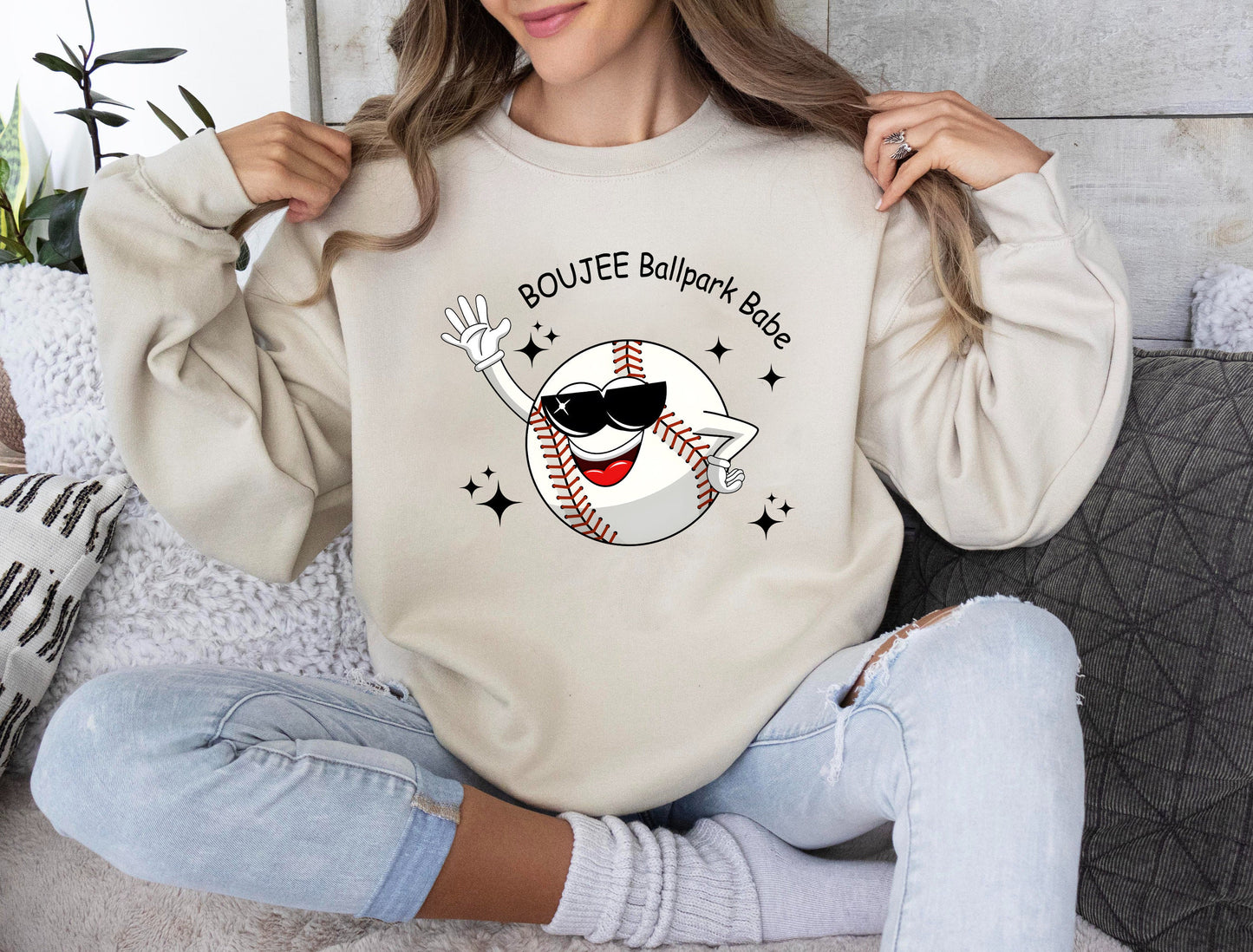 Léine Babe Greannmhar Boujee Ballpark, T-léine Mama baseball, Léine Spreagtha Liathróid, Tees Mama Spóirt, Léine Cool Baseball