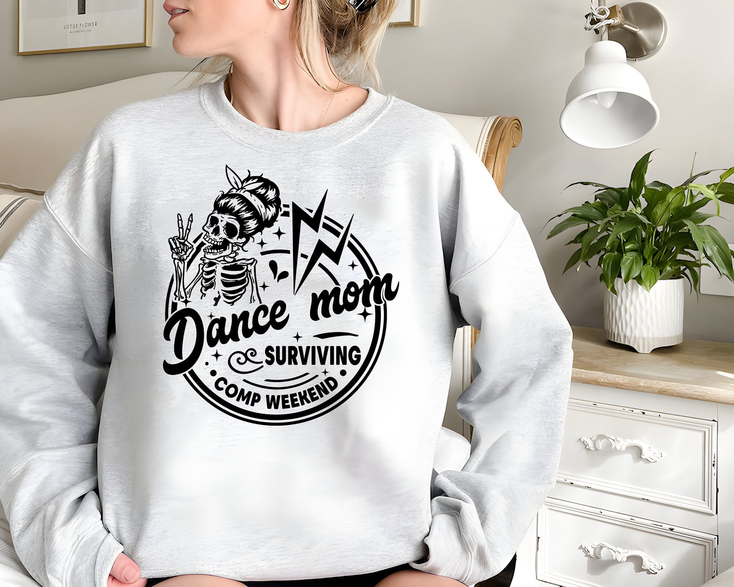 Funny Dance Mom Sweatshirt Weekends Coffee and Dance Comps Skeleton Coffee Dance T-Shirt Dance Competition Mom Shirt Dance Teacher Gift