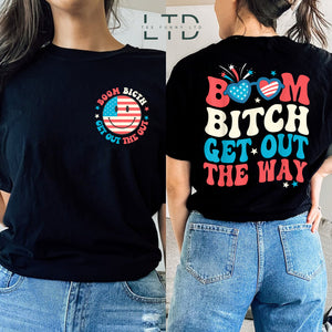 Fireworks 4th Of July Shirt,Boom Bitch Get Out The Way Tee,Funny Fireworks Shirt,4th Of July Tee,Independence Day,4th of July Matching Shirt