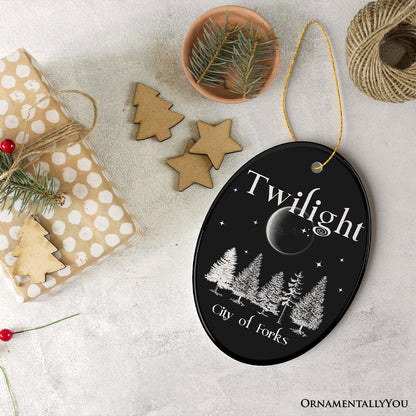 Twilight City of Forks Ornament, Teenage Girl Christmas Gift