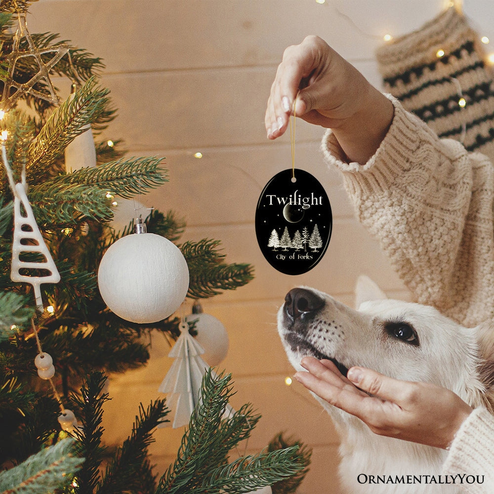 Twilight City of Forks Ornament, Teenage Girl Christmas Gift