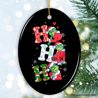 Ho Ho Ho Christmas Ornament