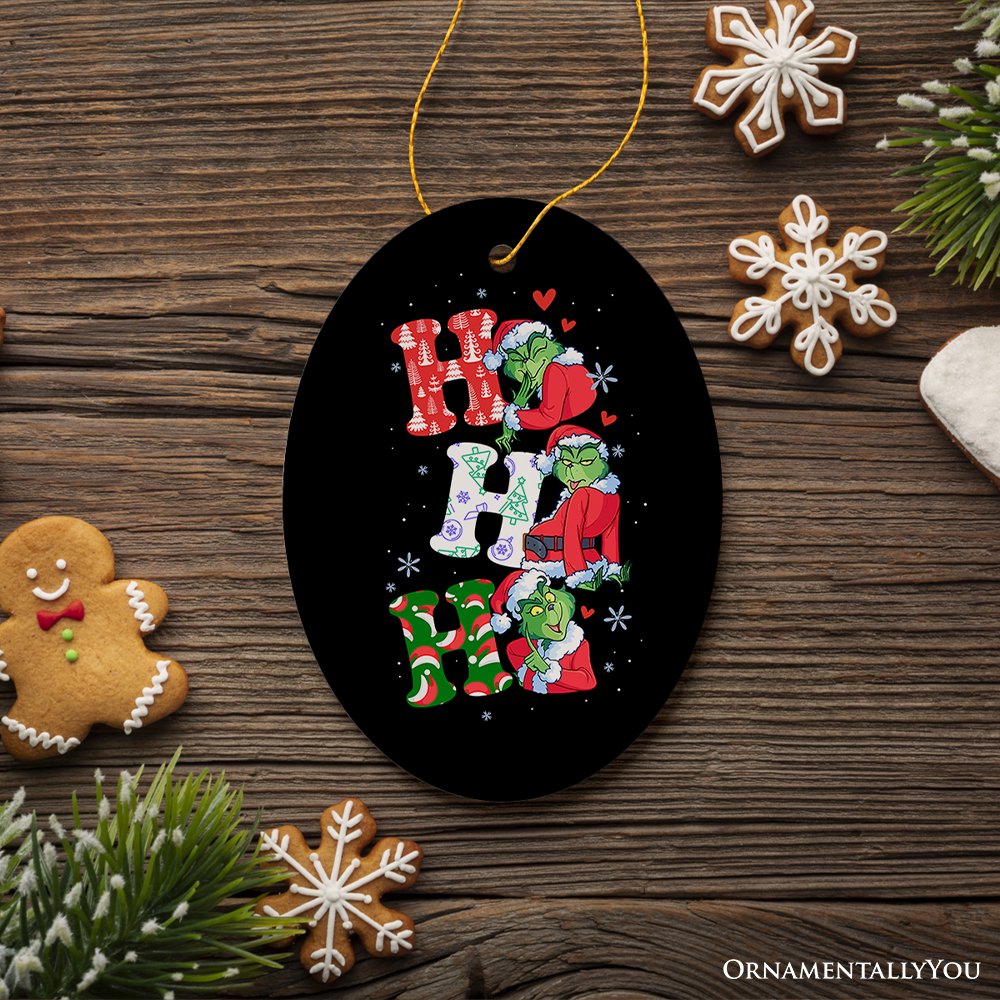 Ho Ho Ho Christmas Ornament