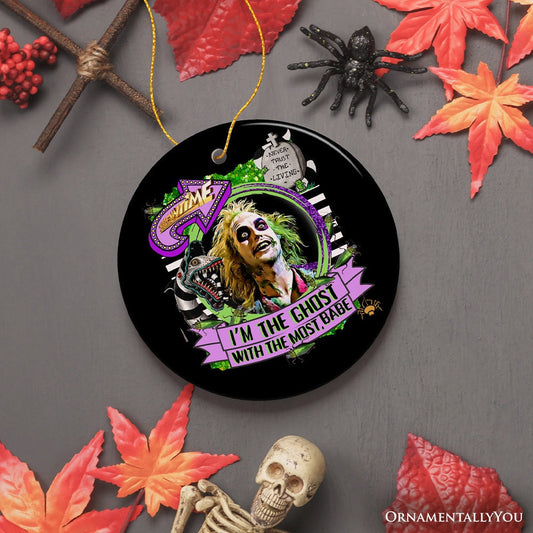 I’m the Ghost with the Most Babe Funny Horror Ornament