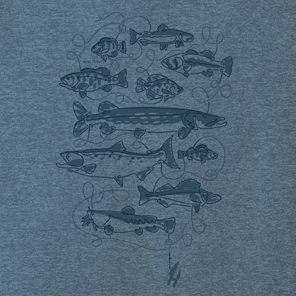 Fish on the Line - Youth T-shirt
