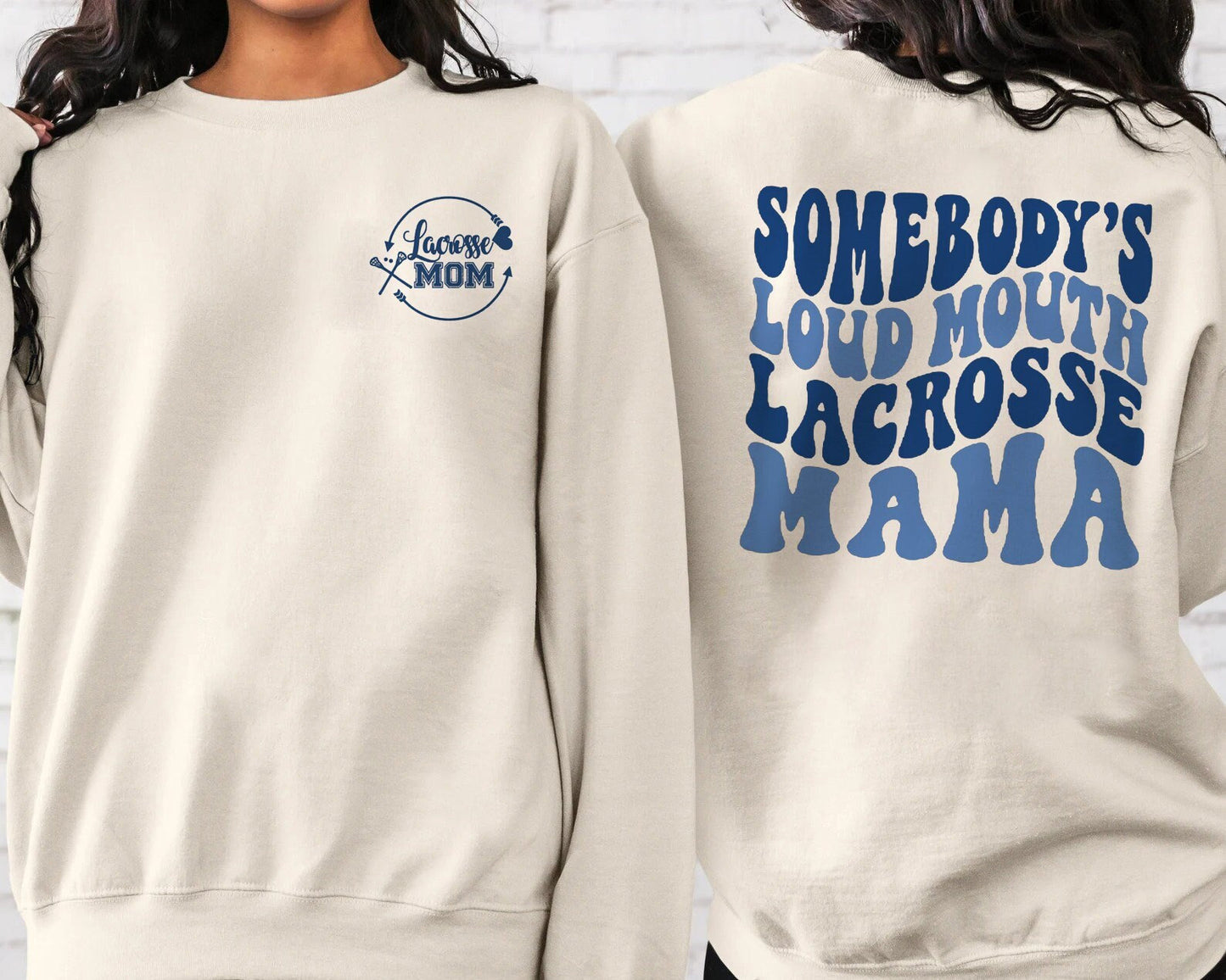 Funny Lacrosse Mom Shirt, Retro Lacrosse Shirt, Game Day Lacrosse Hoodie, Somebody's Loud Mouth Lacrosse Mama Sweatshirt, mothers day