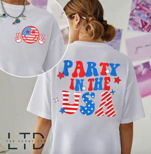 Funny Party In The USA Happy 4th Of July Independence Day T-Shirt, Independence Day Shirt, 4th Of July Gift, Happy 4th Of July Shirt