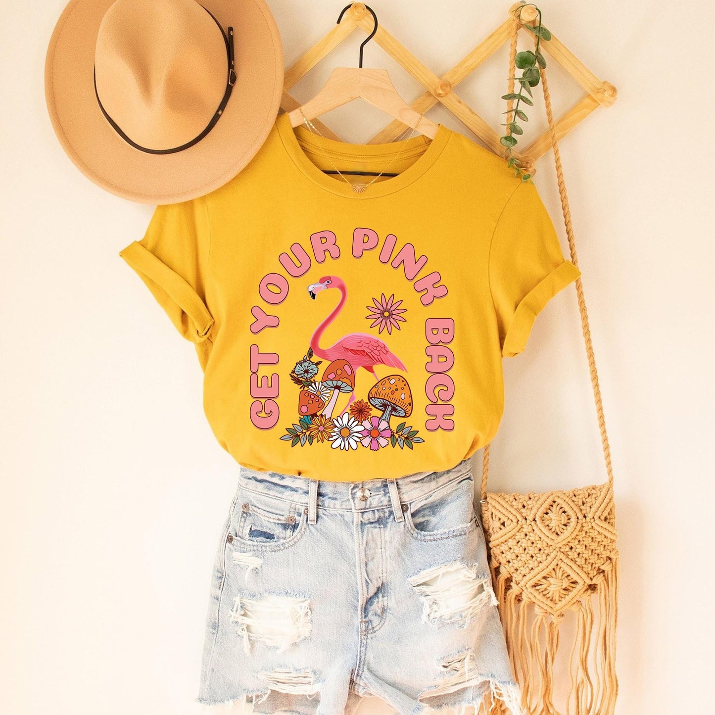 Faigh Do Léine Ar ais Bándearg, Tléine Pink Flamingo Mama, Lá na Máthar Shona, Geansaí Mam, Tee Flamingo, Tee Mam Greannmhar, Bronntanas do Mhama