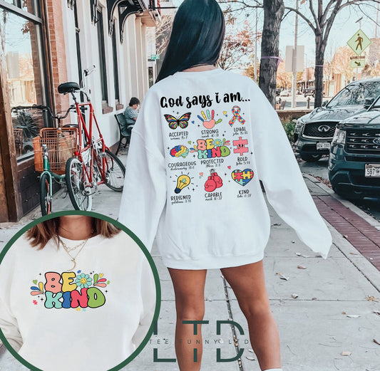 Deir Dia Is Geansaí Uathachais Mé, Léine Ais-Uathachais, Tee Doodles Uathachais, Tee Uathachais Íosa, Léine Bí Cineálta, Léine Críostaí, Spreagadh Uathachas