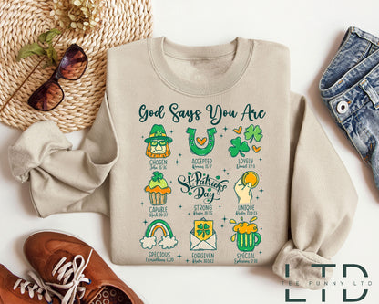 Deir Dia Is Tú Léine Lá Fhéile Pádraig,Léine Lá Fhéile Pádraig Críostúil, Véarsa Bhíobla Léine Lá Fhéile Pádraig, Faiche Phádraig,Íosa St Patricks