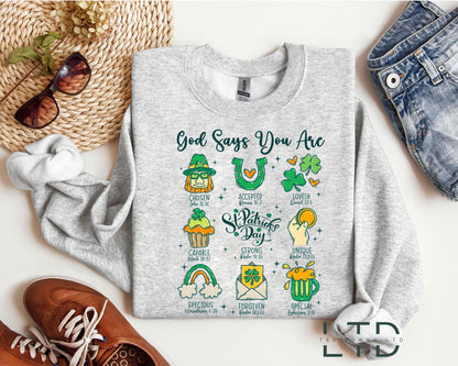 Deir Dia Is Tú Léine Lá Fhéile Pádraig,Léine Lá Fhéile Pádraig Críostúil, Véarsa Bhíobla Léine Lá Fhéile Pádraig, Faiche Phádraig,Íosa St Patricks