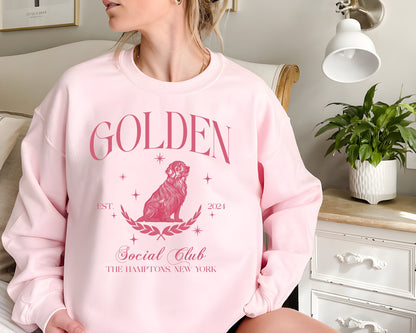 Golden retriever Social Club Sweatshirt, Golden retrieve shirt, Golden Retriever gifts, Golden Retriever, Golden Retriever mom Golden Hoodie