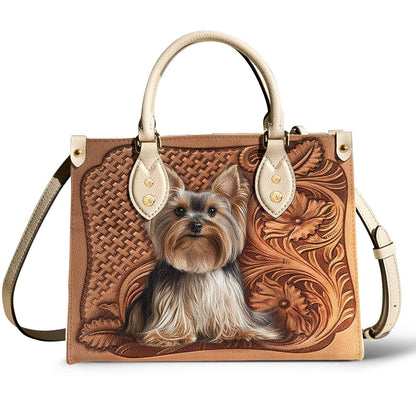 Leather Bag Vintage Yorkie Grace