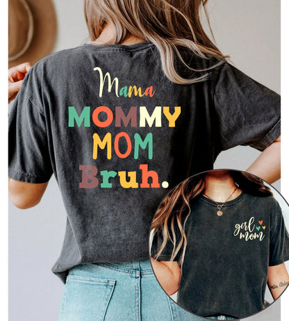 Girl Mama Shirt sweatshirt, Retro Girl Mama Shirt for Mom of Girls Mother's Day Gifts for Girl Mama, Girl Mama to Be Shirts for New Mama