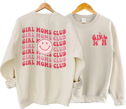Girl Moms Club Sweatshirt, Girl Mom Sweatshirt, Girl Mom Club, Mom Sweatshirt, Mama Shirt, New Mom Gift, Mom Birthday Gift, Mama gift