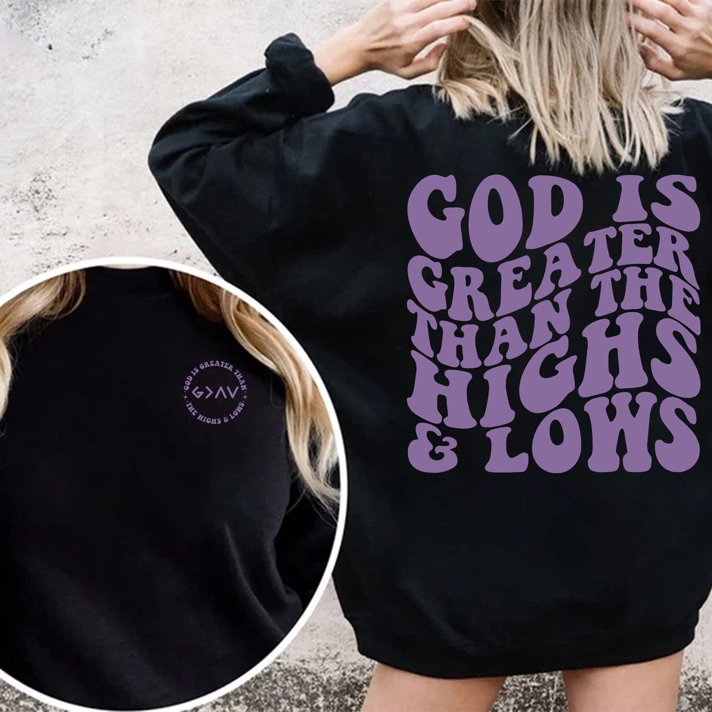 God Is Greater Than The Highs And Lows Shirt,Christian Sweatshirt,Religious Sweatshirt, Aesthetic Sweatshirt, Church Shirt, Jesus Lover Gift