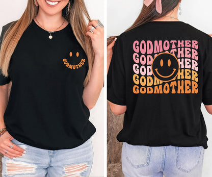 God Mother Gift, Custom Godmother With Kid Names Sweatshirt or Hoodie, God Mother Sweater, Godmother Proposal Crewneck, Mother's Day Gift