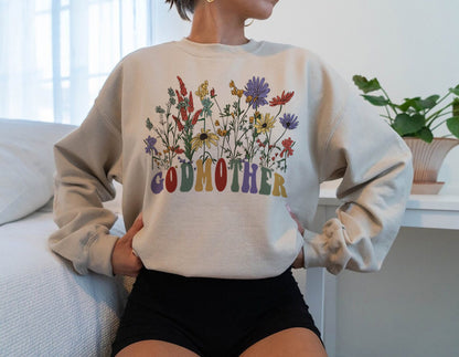 Godmother Proposal Shirt, Godmother Gifts, Godparents Shirt, Godmother Est 2023 Sweatshirt, Mother's Day Gifts, Fairy Godmother shirt