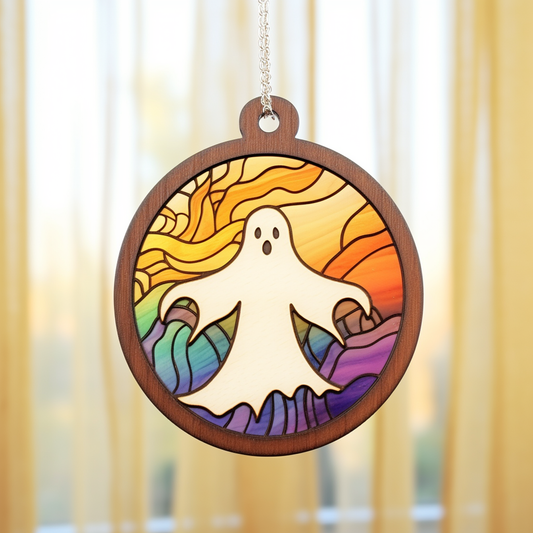 Ornáid Taibhse Gotach, Maisiúchán Oíche Shamhna, Taibhsí Gréine, Bronntanas Pearsantaithe, Maisiúchán Titim, Crochadh Balla, Bronntanas Oíche Shamhna, Ornáid Spooky Saincheaptha