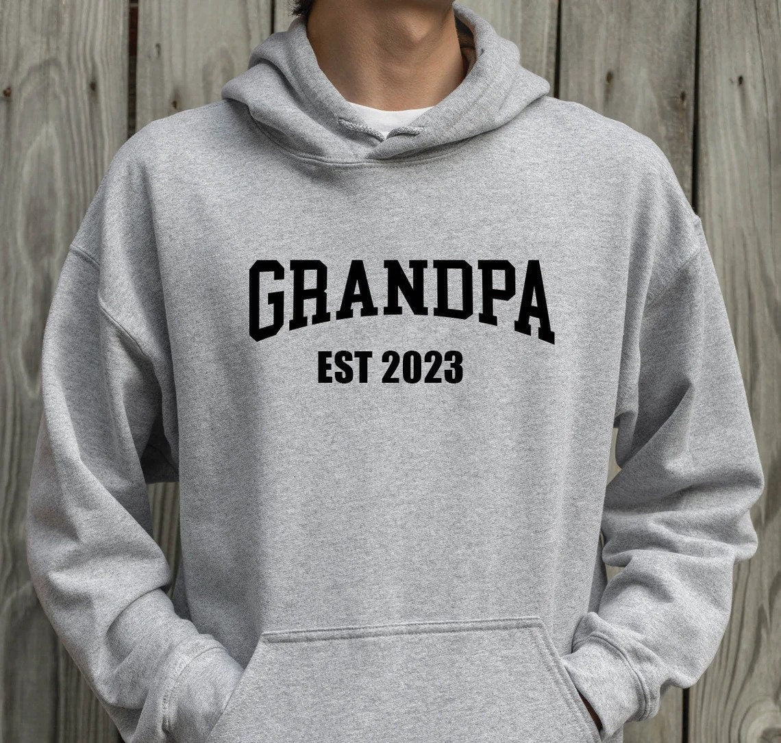 Grandpa Sweatshirt, Custom Grandpa Est Sweatshirt, Grandpa Shirt, Grandpa Gift, New Grandpa Gift, father gift