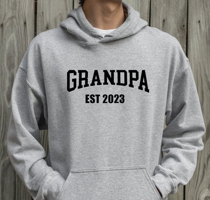 Grandpa Sweatshirt, Custom Grandpa Est Sweatshirt, Grandpa Shirt, Grandpa Gift, New Grandpa Gift, father gift