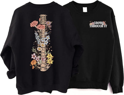 Fás Tríd Geansaí, Léine Spreagtha, Fás Trí Gheansaí, Léine Meabhairshláinte, Léine Chnámharlach Bláthanna, Geansaí Bean Plandaí