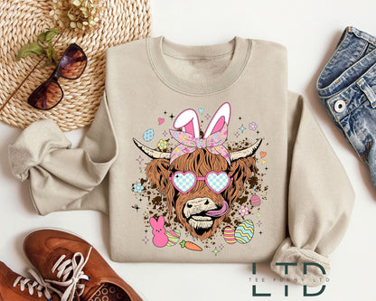 Léine Lae Cásca Bó Ghàidhealach, T-Léinte Cásca Bó Bogh, Léinte leannán na mBó, Léine Uibheacha Cásca, Geansaí Cásca Shona, Tí Ainmhithe Feirme