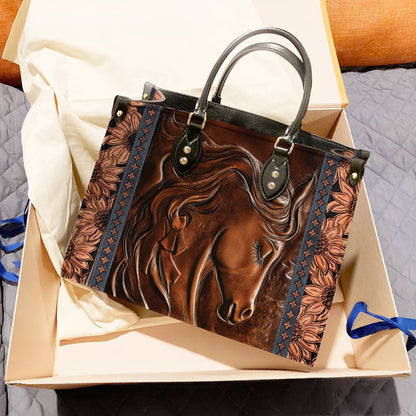Leather Bag Just A Girl Who Loves Hores