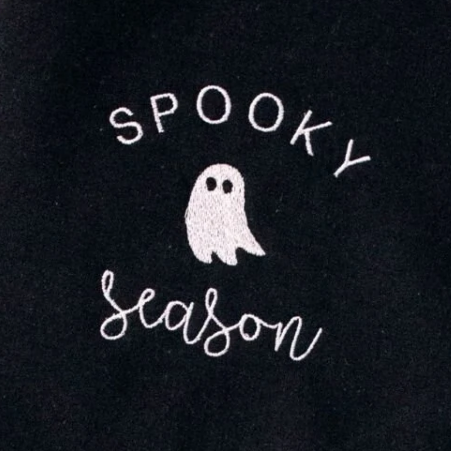 Halloween Sweater Fall Crewneck, Spooky Season Sweatshirt, Hoodie Embroidered