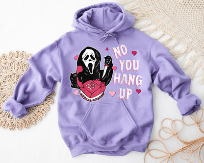 No You Hang Up Shirt, Groovy sublimation, Retro Halloween Shirt,Spooky Halloween T-Shirt