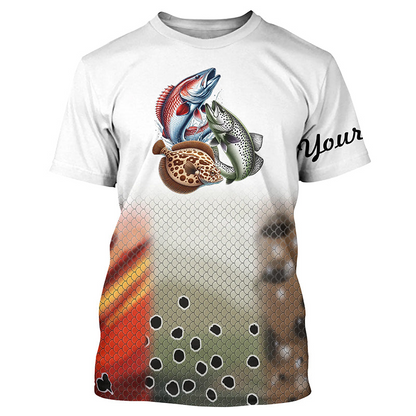 Personalized Texas slam custom name fishing shirt