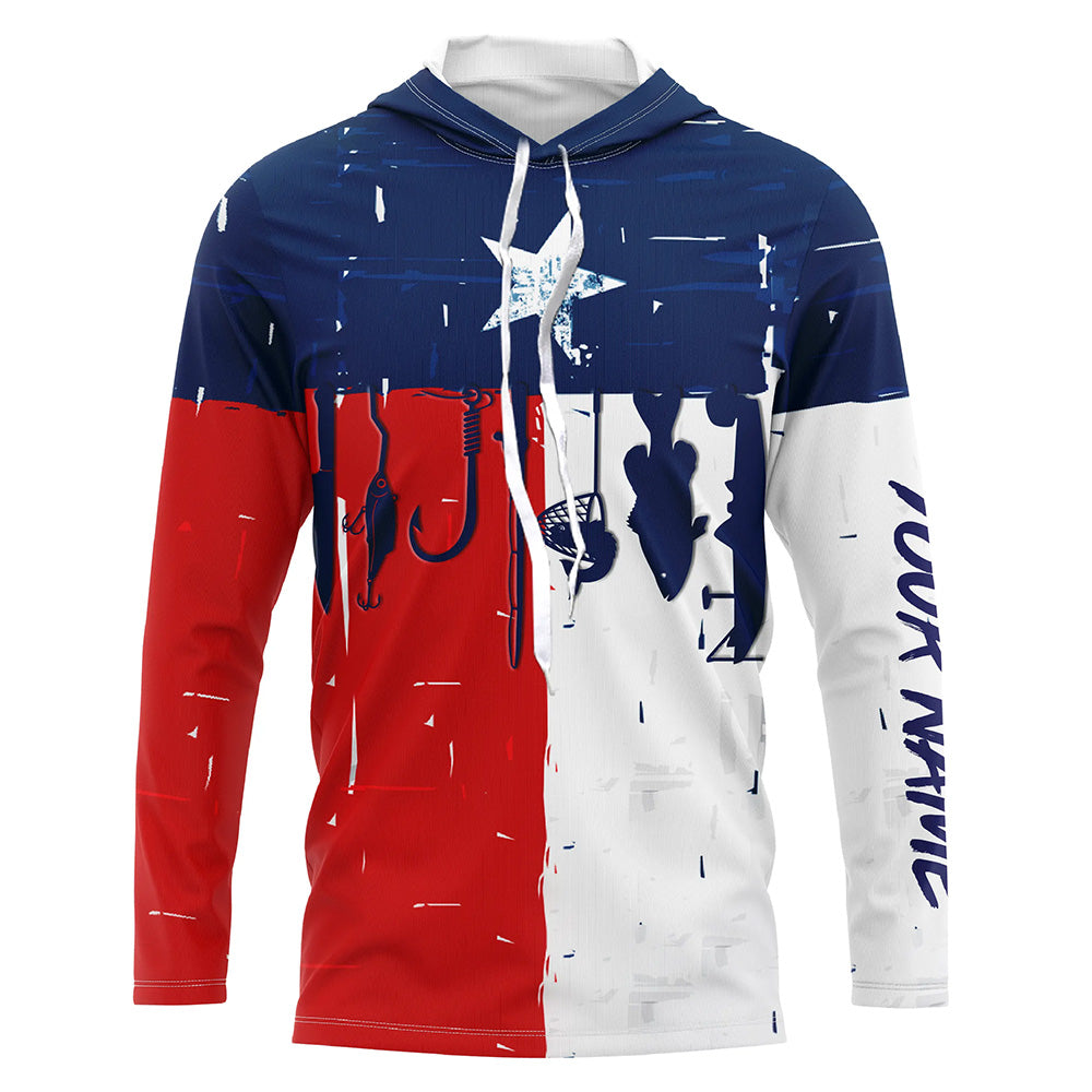 Texas flag fishing shirt fishing jersey for fisherman