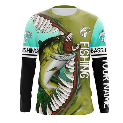 Personalized Largemouth Bass Fishing jerseys, tournament fishing shirts