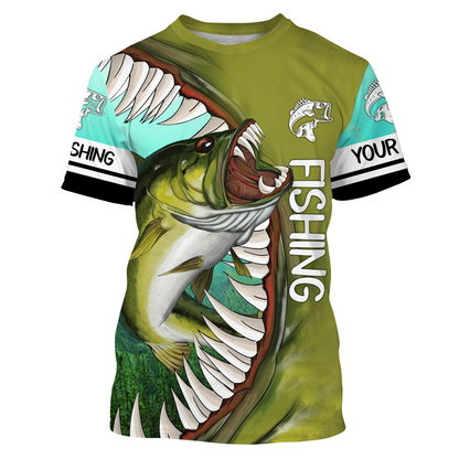 Personalized Largemouth Bass Fishing jerseys, tournament fishing shirts