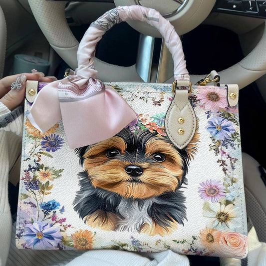 Leather Bag Blossom Pup