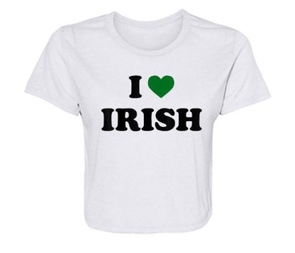 Is breá liom Tí Cropped Gaelach, Y2K St Paddy Cropped Tee,Tí Cropped Éireannach,Léine Unisex,Tí Feistithe na mBan Lá Fhéile Pádraig,Y2K Éadaí,Trendy Top