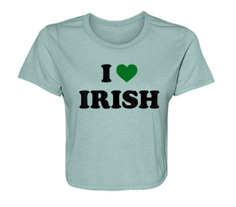 Is breá liom Tí Cropped Gaelach, Y2K St Paddy Cropped Tee,Tí Cropped Éireannach,Léine Unisex,Tí Feistithe na mBan Lá Fhéile Pádraig,Y2K Éadaí,Trendy Top