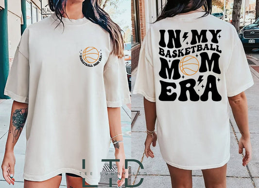 In My Basketball Mom Era Shirt, Sport Mom Shirt, Basketball Lover Shirt, Basketball Mom Sweatshirt, Game Day Shirt, Basketball Mom Crewneck