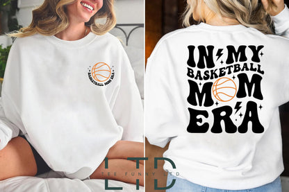 In My Basketball Mom Era Shirt, Sport Mom Shirt, Basketball Lover Shirt, Basketball Mom Sweatshirt, Game Day Shirt, Basketball Mom Crewneck