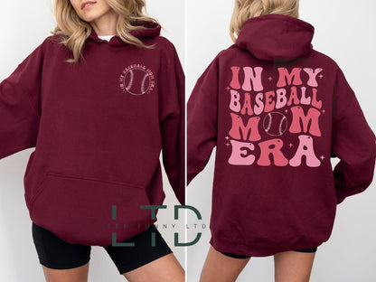 In My Baseball Mom Era Shirt, Mom Era Shirt, Mom Life Shirt, Baseball Mama Shirt, Sports Mom Gifts, Retro Game Day Tee, Team Mom Tee